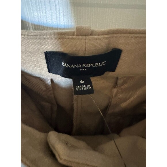 Banana Republic Womens Pants Khaki 6  Polyester Blend NWT - Picture 3 of 7
